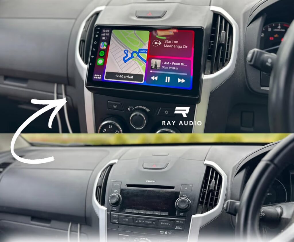 Car stereo upgrade – before and after improved sound system