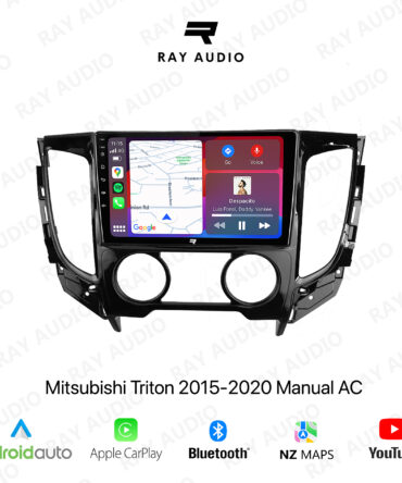 Ray Audio Mitsubishi Triton 2015-2020 Manual AC Qualcomm Apple CarPlay & Android Auto Bluetooth Car Stereo