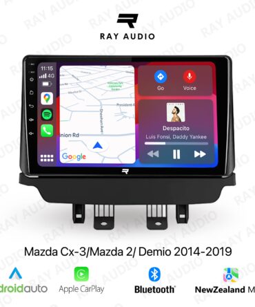 Mazda-Cx-3-Mazda-2-Demio-2014-2019 A high-quality audio system with dual speakers, providing clear and immersive sound for music and entertainment