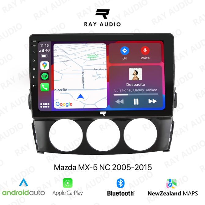 Mazda MX-5 NC 2005-2015 - A premium audio system featuring crystal-clear sound, modern connectivity options, and designed to enhance the driving experience